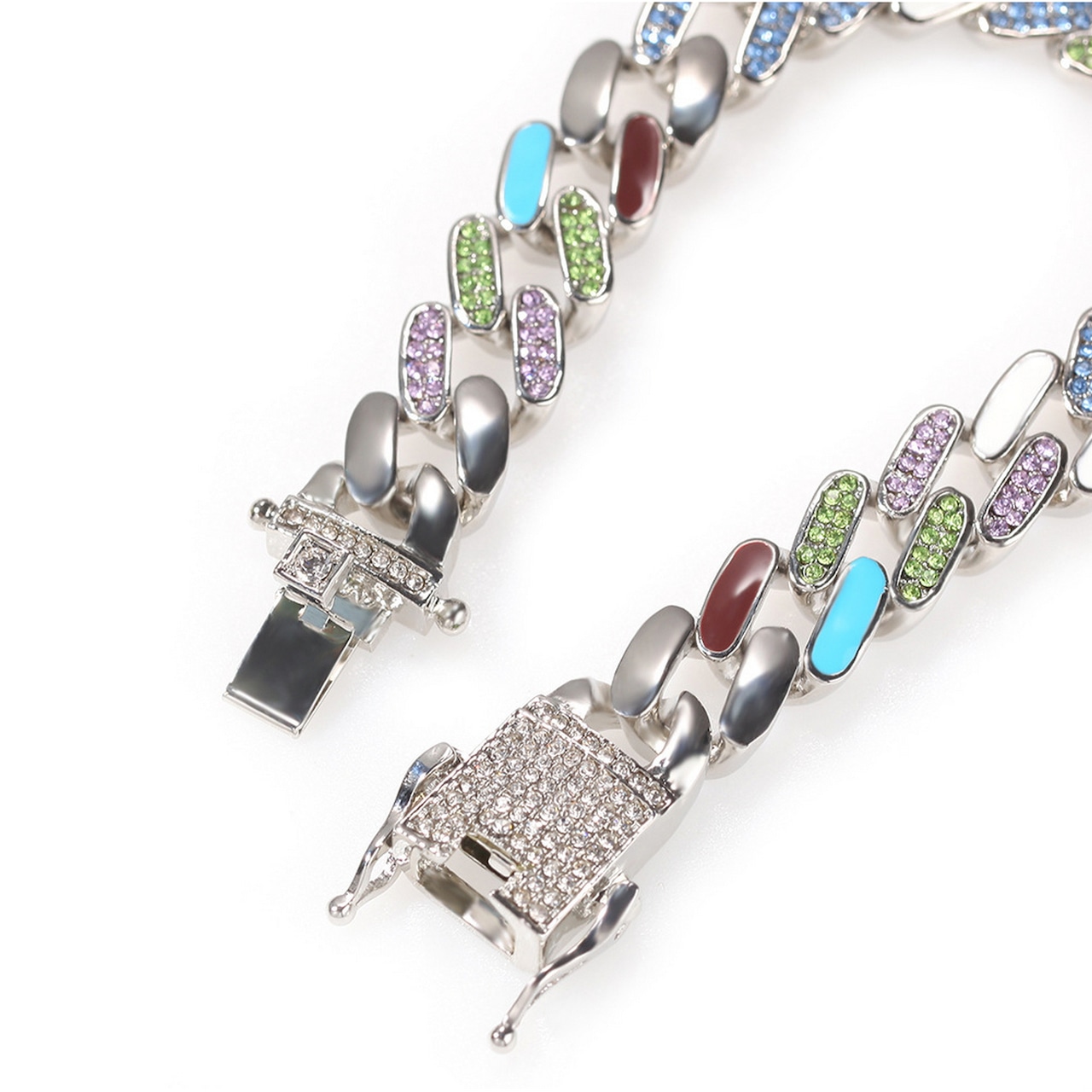 2色カラーダイヤ ブレスレット W211