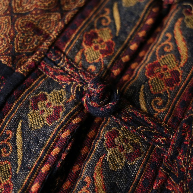 china motif design over silhouette shirt jacket