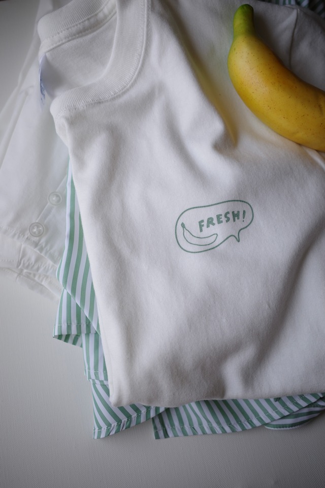 【ホワイト】7daysFRESHバナナTシャツ