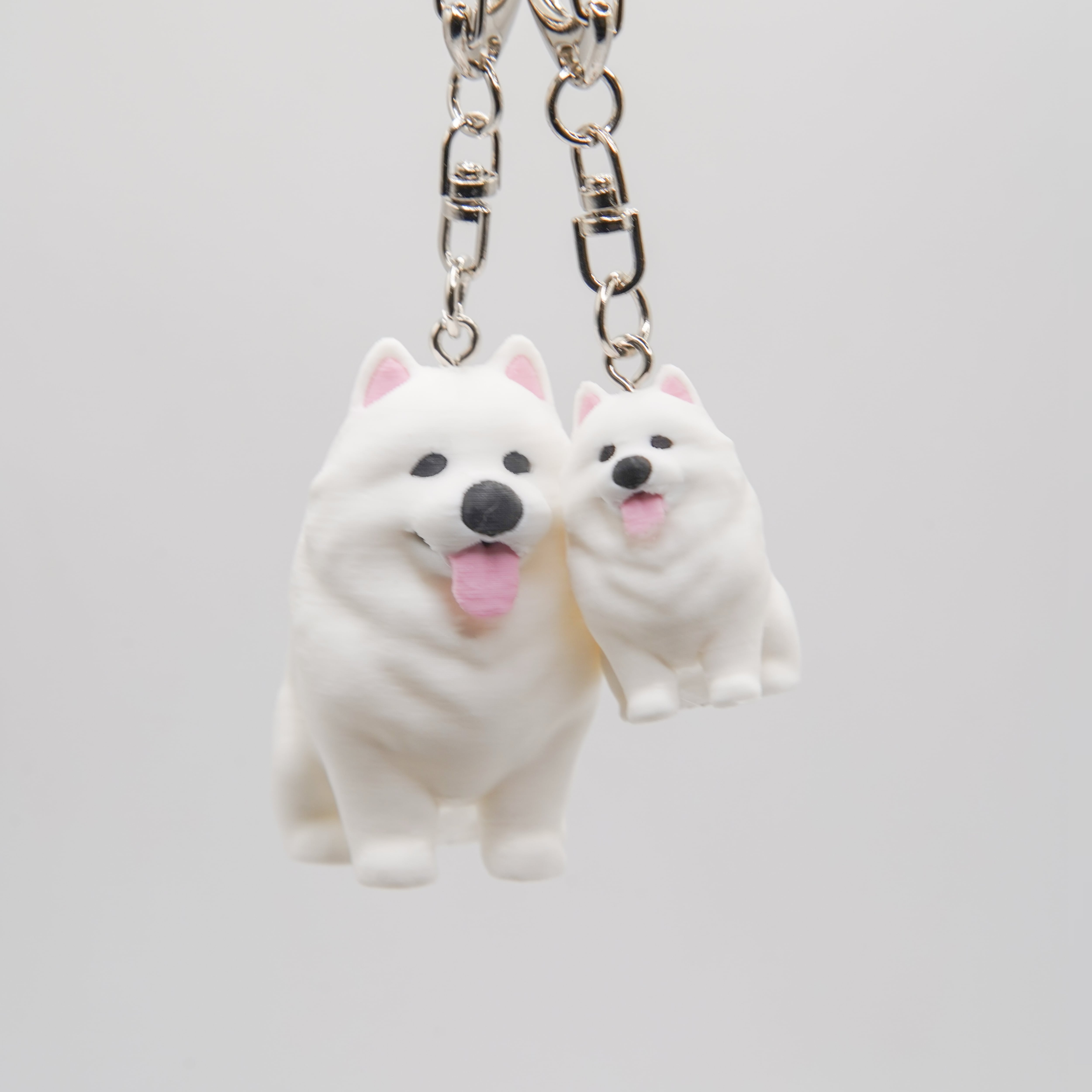 Samoyed サモエド　nugu ハンドメイドコート サモエド キーホルダーSサイズ（3㎝） | BENOBI bros.