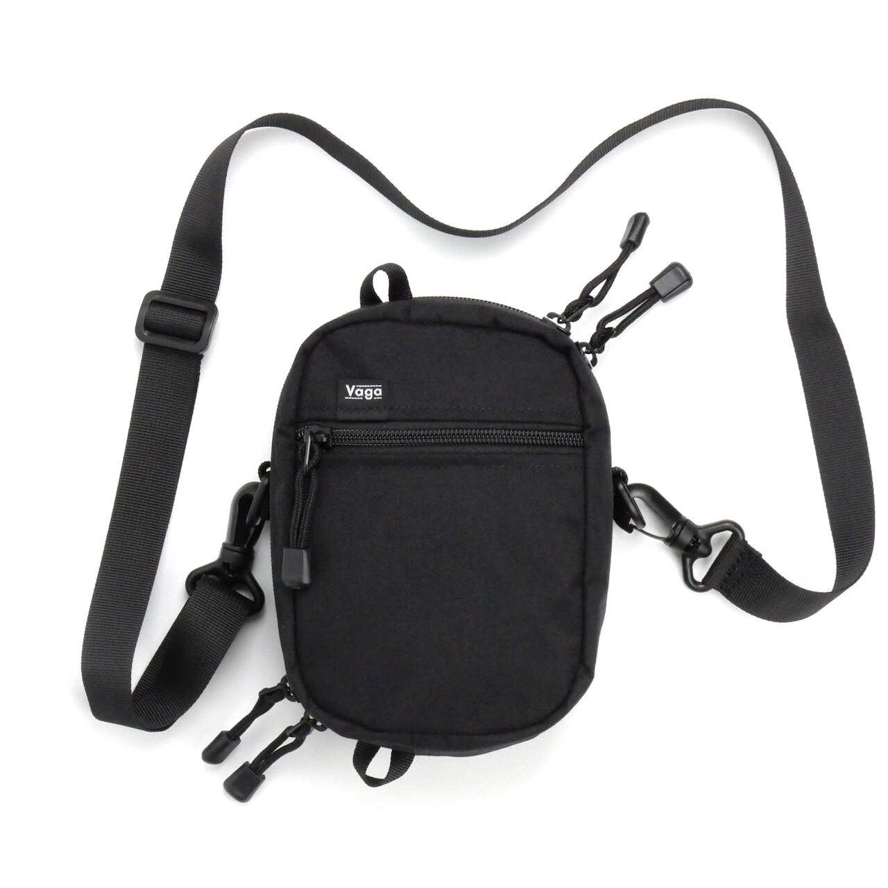 【VAGA】double pouch/black