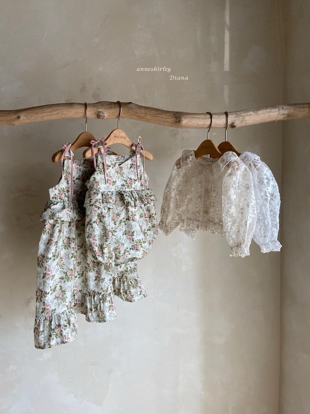 【即納】anneshirley/(kids) Rose one-piece/sizeM