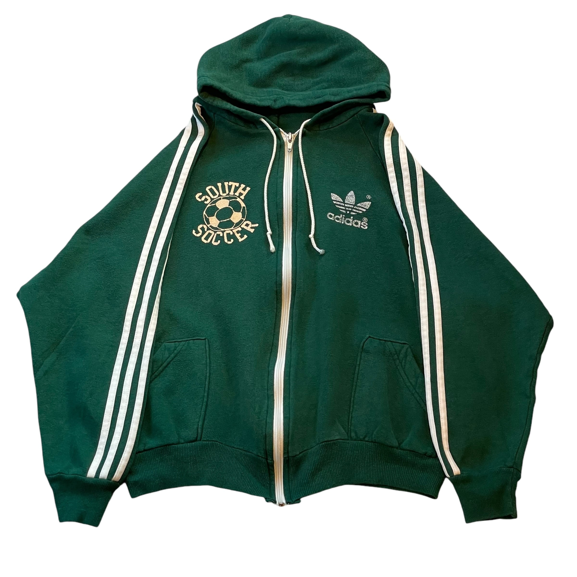 80s adidas full zip Parker