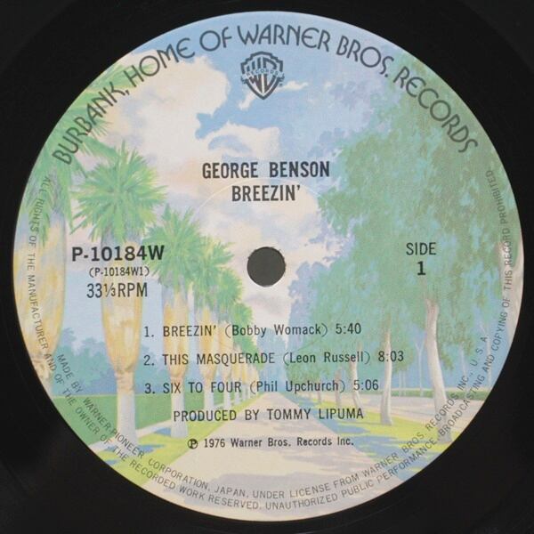 George Benson  / Breezin' [P-10184W] - 画像3