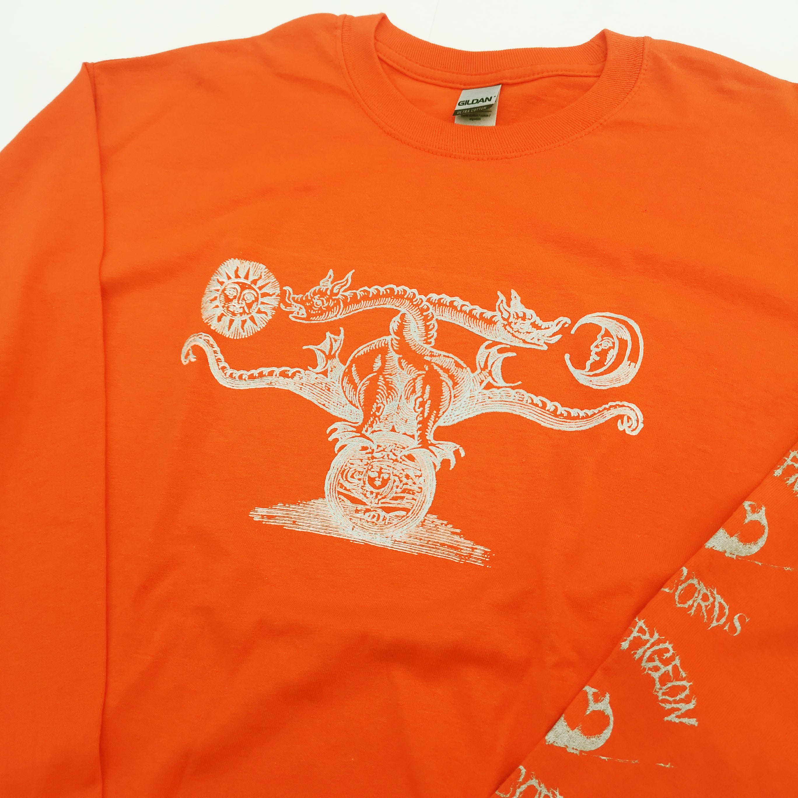 FAT PIGEON RECORDS "Soul Sacrifice" LONG TEE Orange L