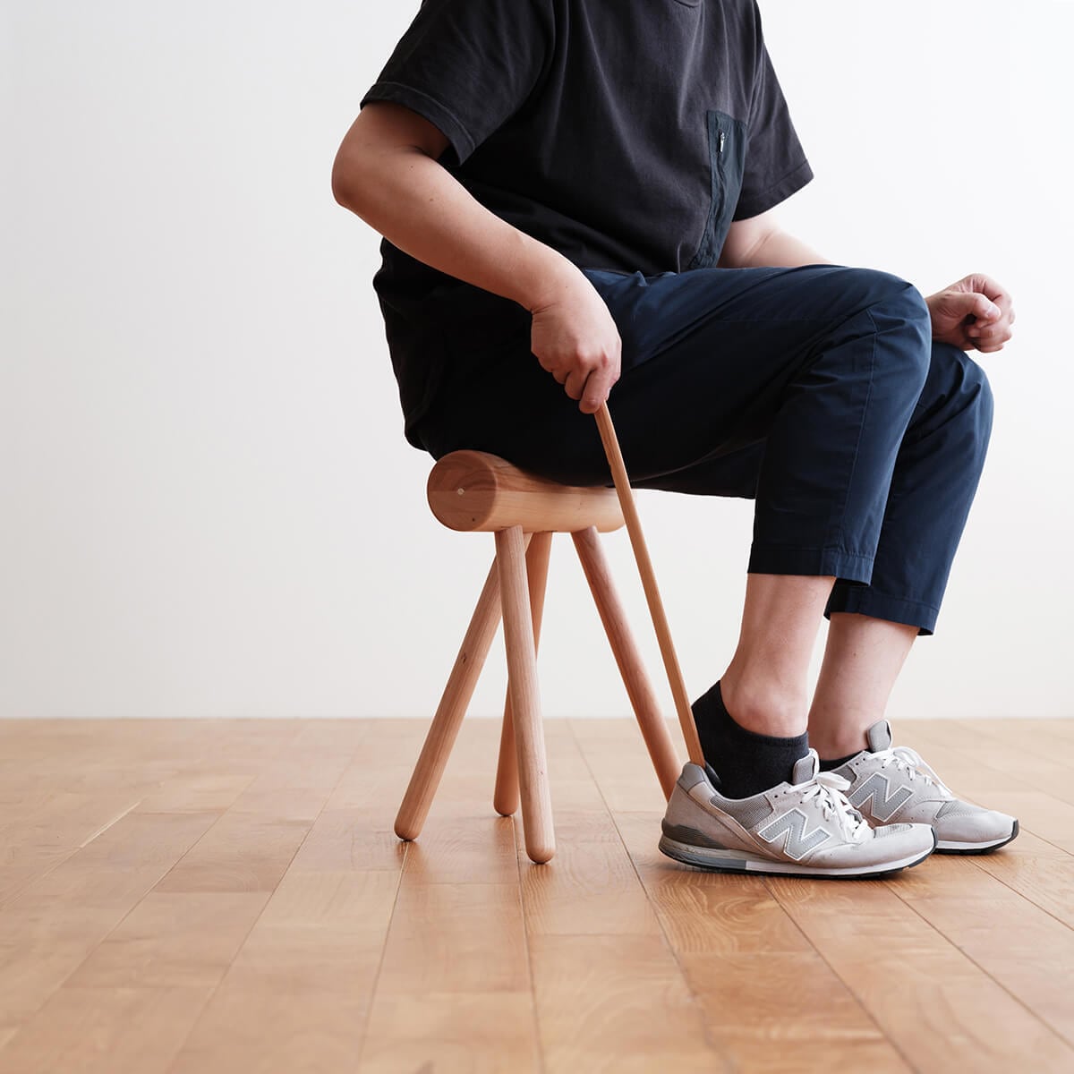 DENTO ES STOOL & SHOEHONE オーク | Have Fun Furniture