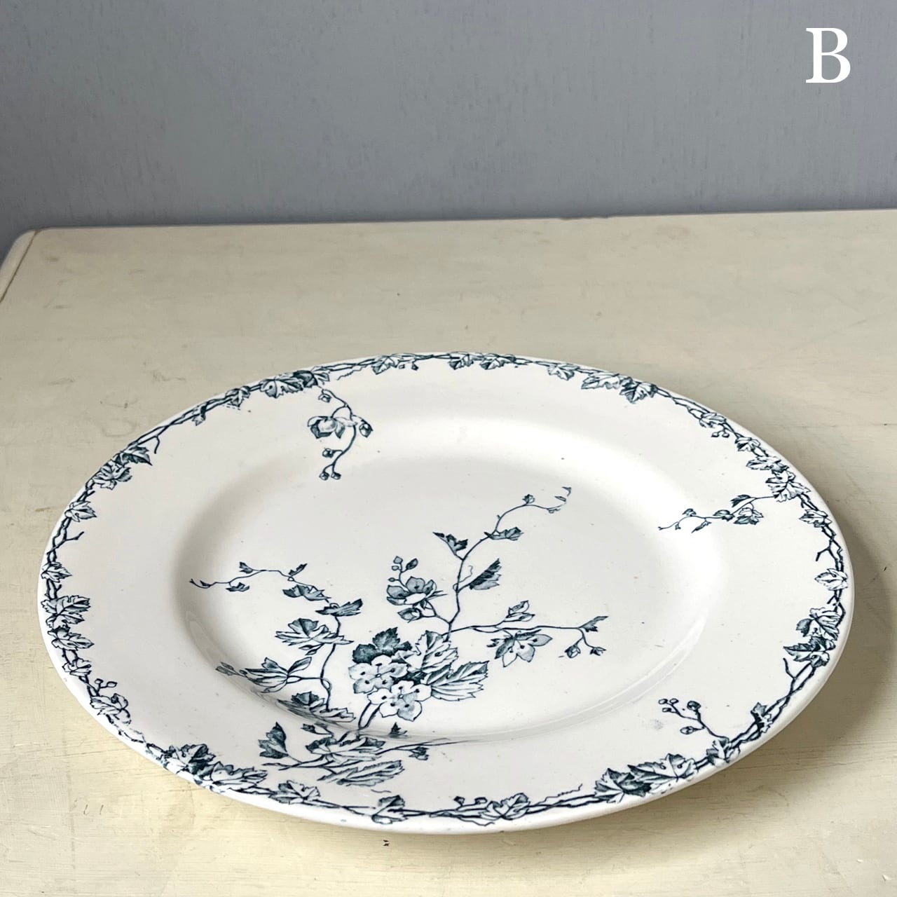 vintage《ランチプレート》 /B.リュネビル プランタン 約24cm