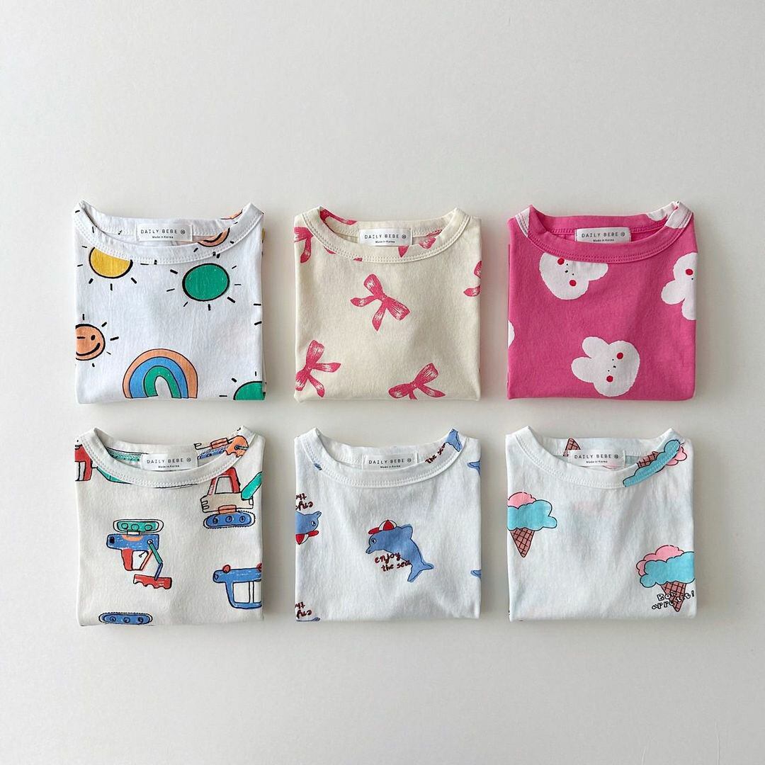 【KID】カートゥーン半袖シャツ