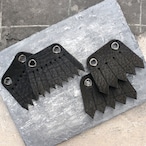 ちょこんとつけるキルトタン (黒シボ) no.2601-G