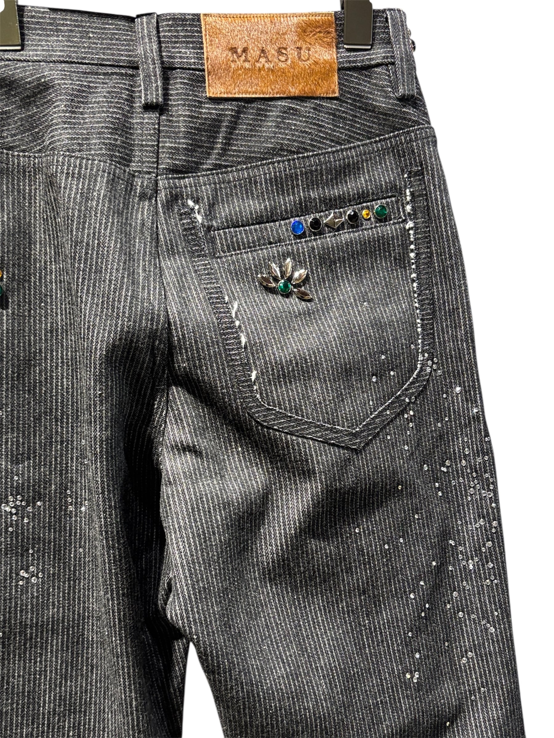 26SS】MASU エムエーエスユー / GA**XY PIQUE WORK TROUSERS / デニム