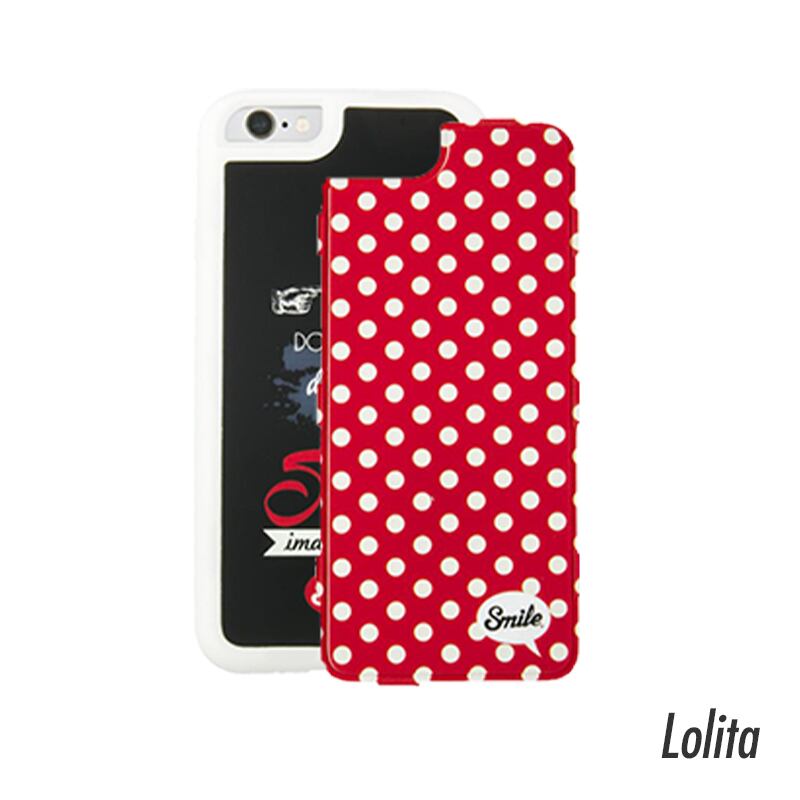 スマイル 着せかえ スマホケース iPhone7 Lolita 【Case 2 in 1 Dress Me】 sml17053018rd