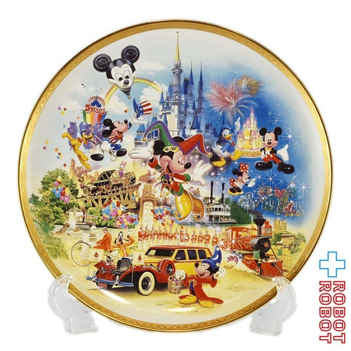 TDL 東京ディズニーランド 15周年 記念 絵皿