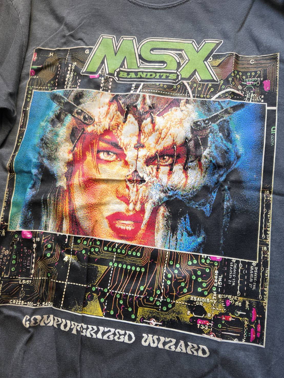 MSX BANDITS Tee "COMPUTERIZED WIZARD"