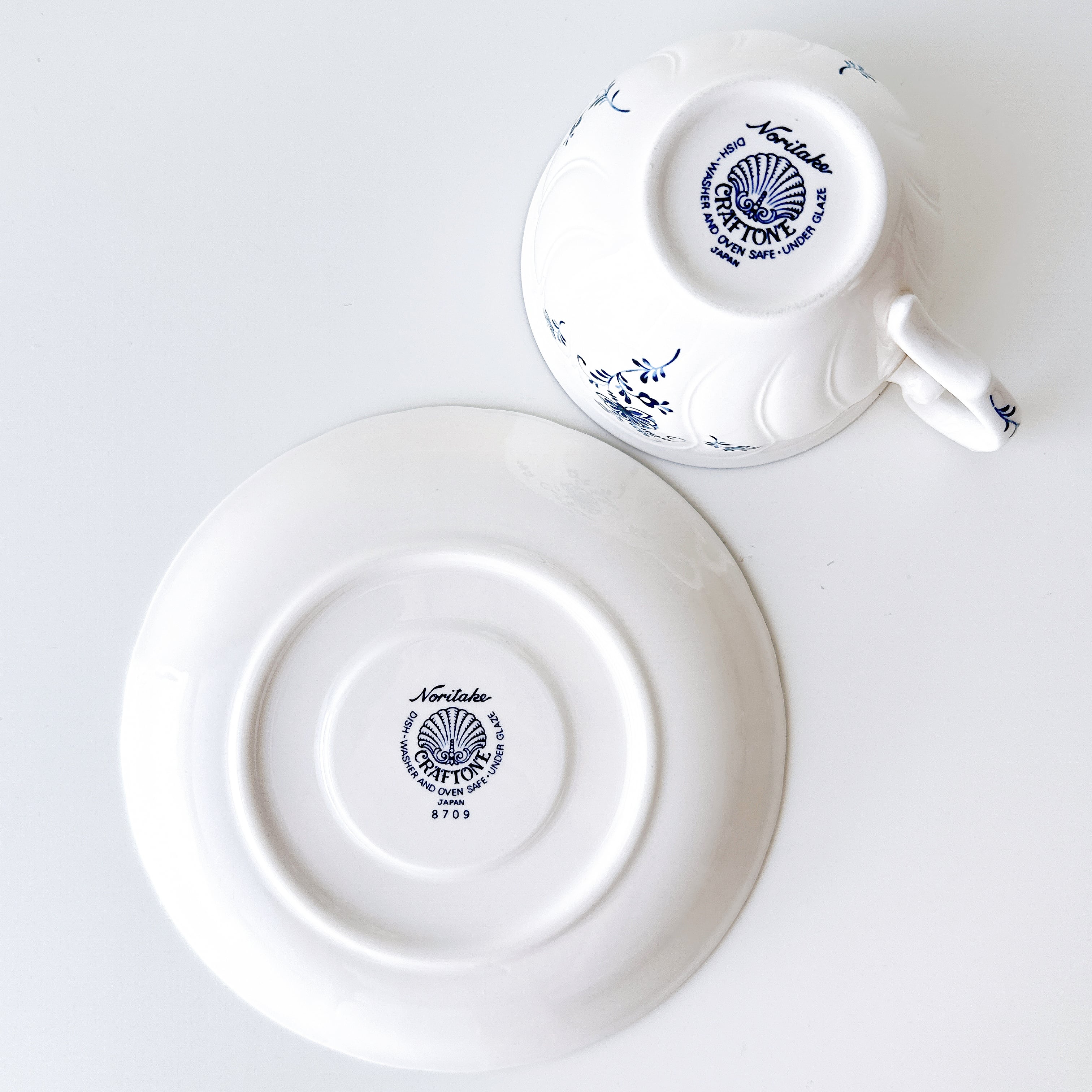 vintage】Noritake CRAFTONE 8709 ノリタケ クラフトーン ティーカップ