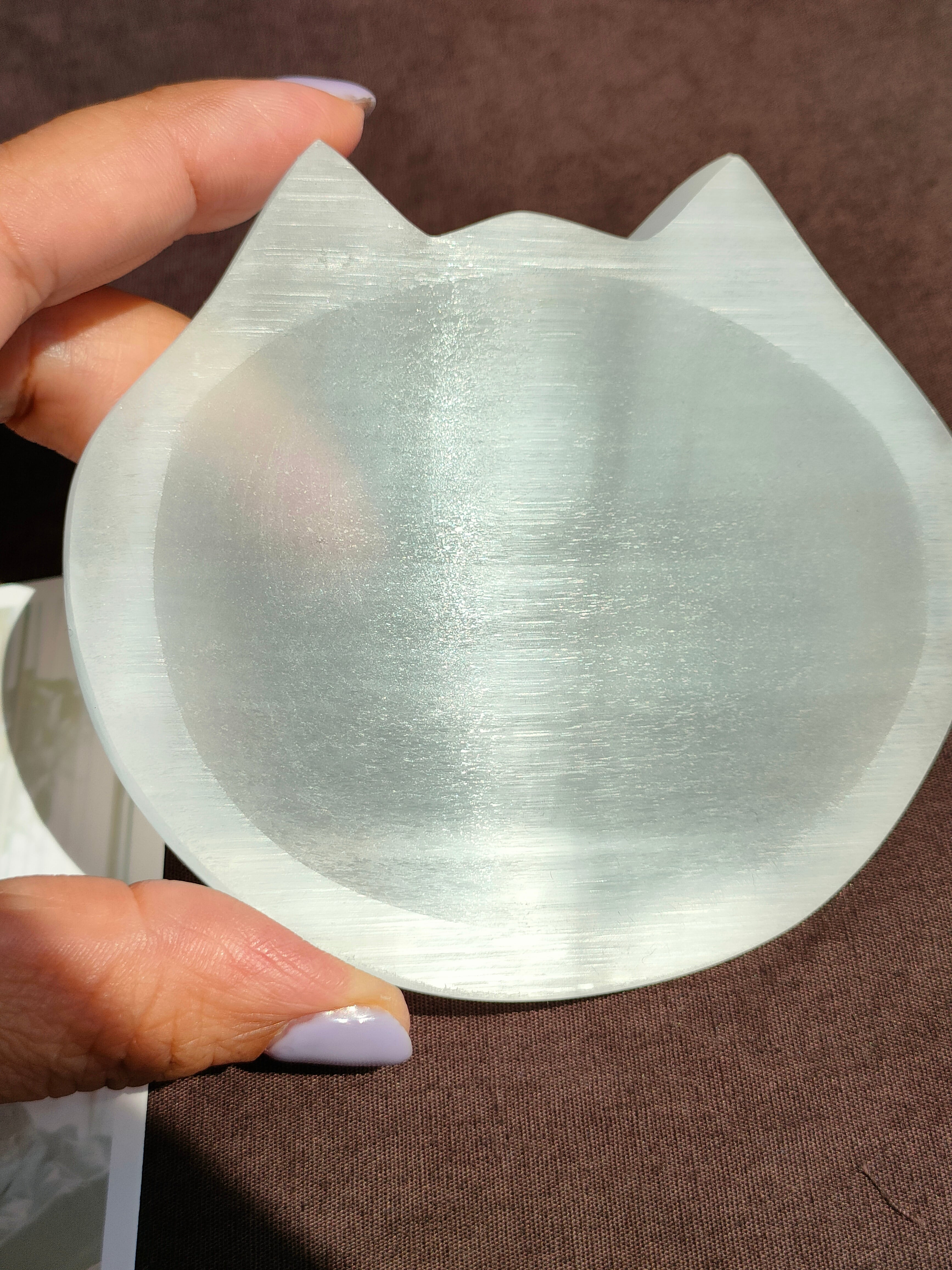 セレナイトねこトレイ