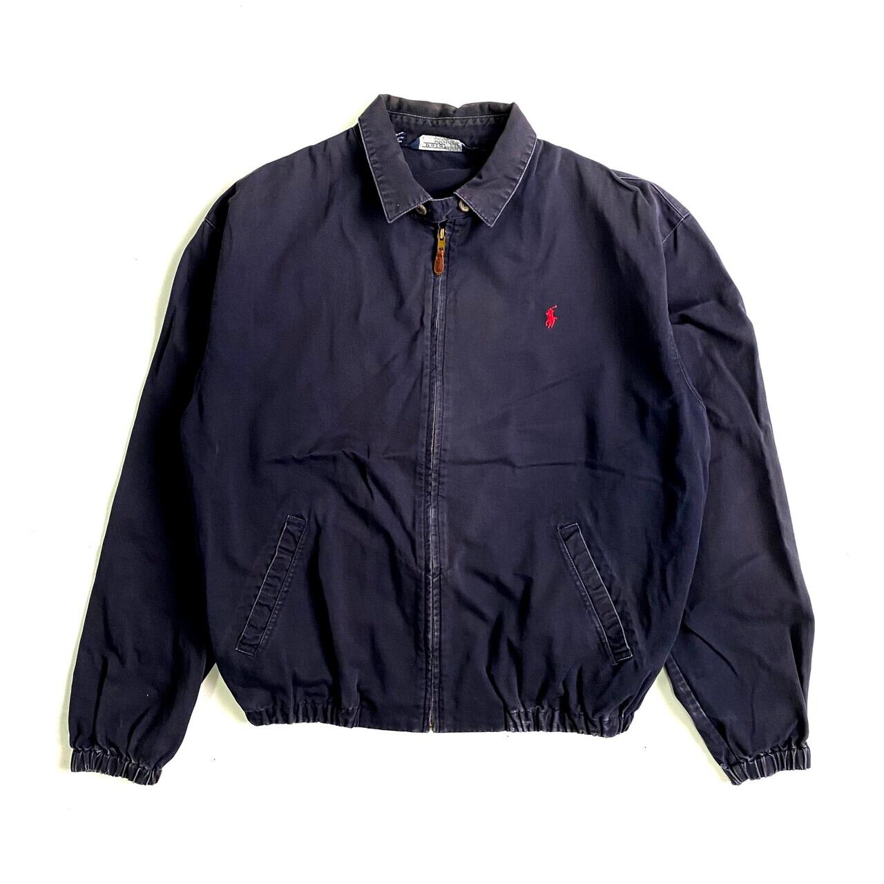 90年代 USA製 ラルフローレン スイングトップ メンズXL相当 古着 90S ビンテージ ヴィンテージ Ralph Lauren ネイビー  紺色【ブルゾン・ジャケット】【WS2202-15】 | cave 古着屋【公式】古着通販サイト