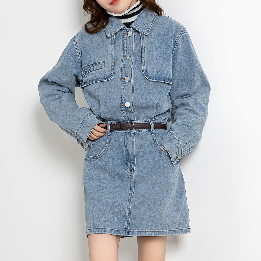 宅配便】デニムミニワンピース／tops1772 | DAY CLOSET｜ レディース