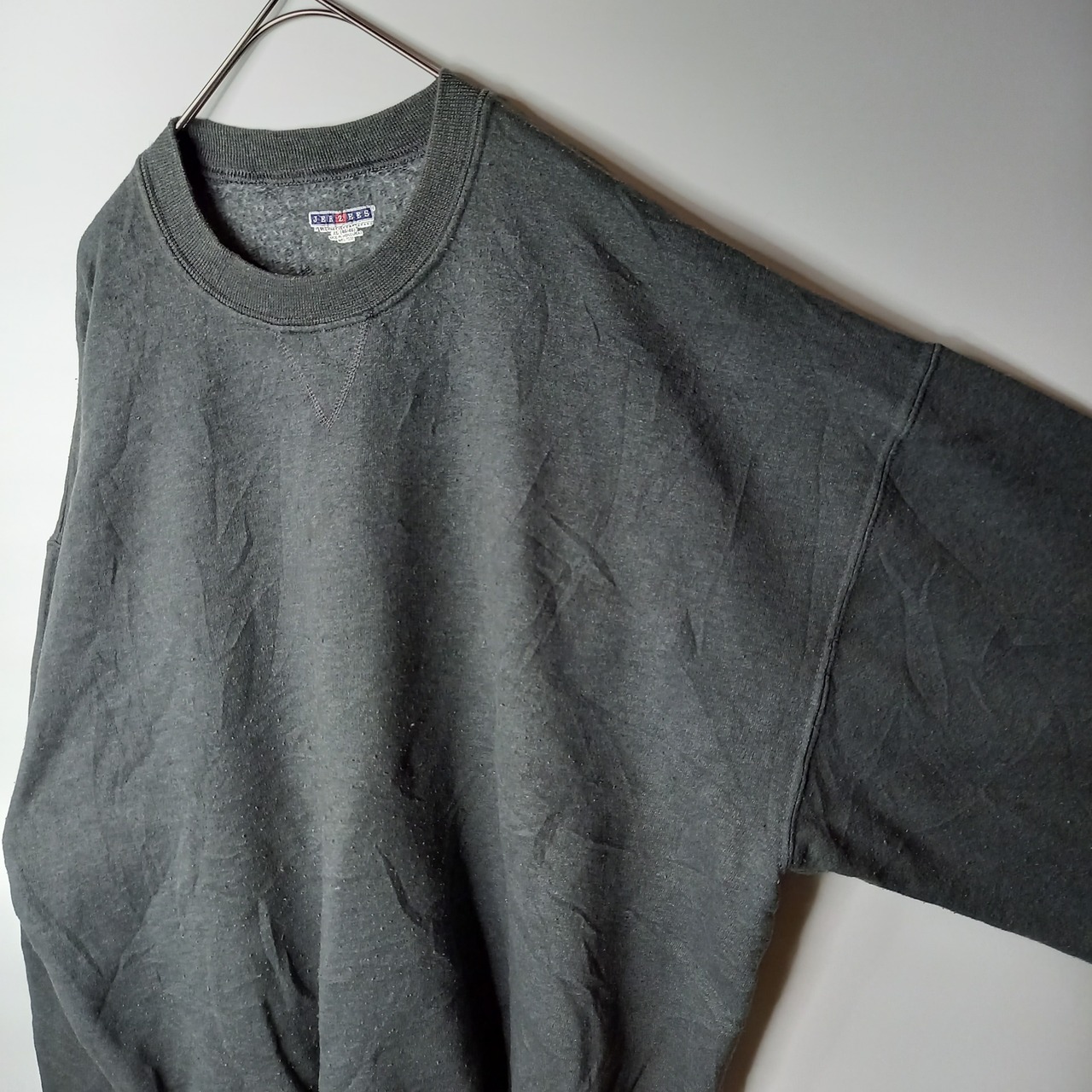 ジャージーズ　クルーネック　スウェット　ガゼット　トレーナー　太アーム　XL
