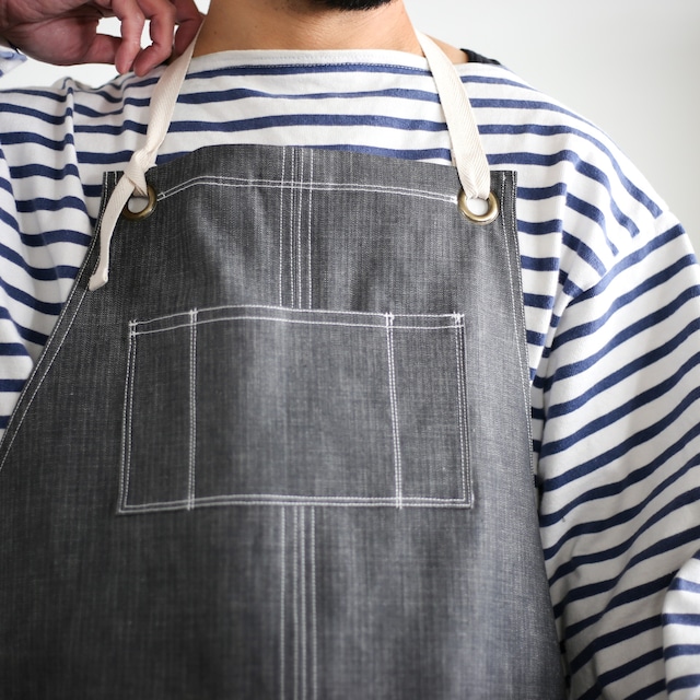 SMITHEE - Work Apron / Gray ( made in Japan )