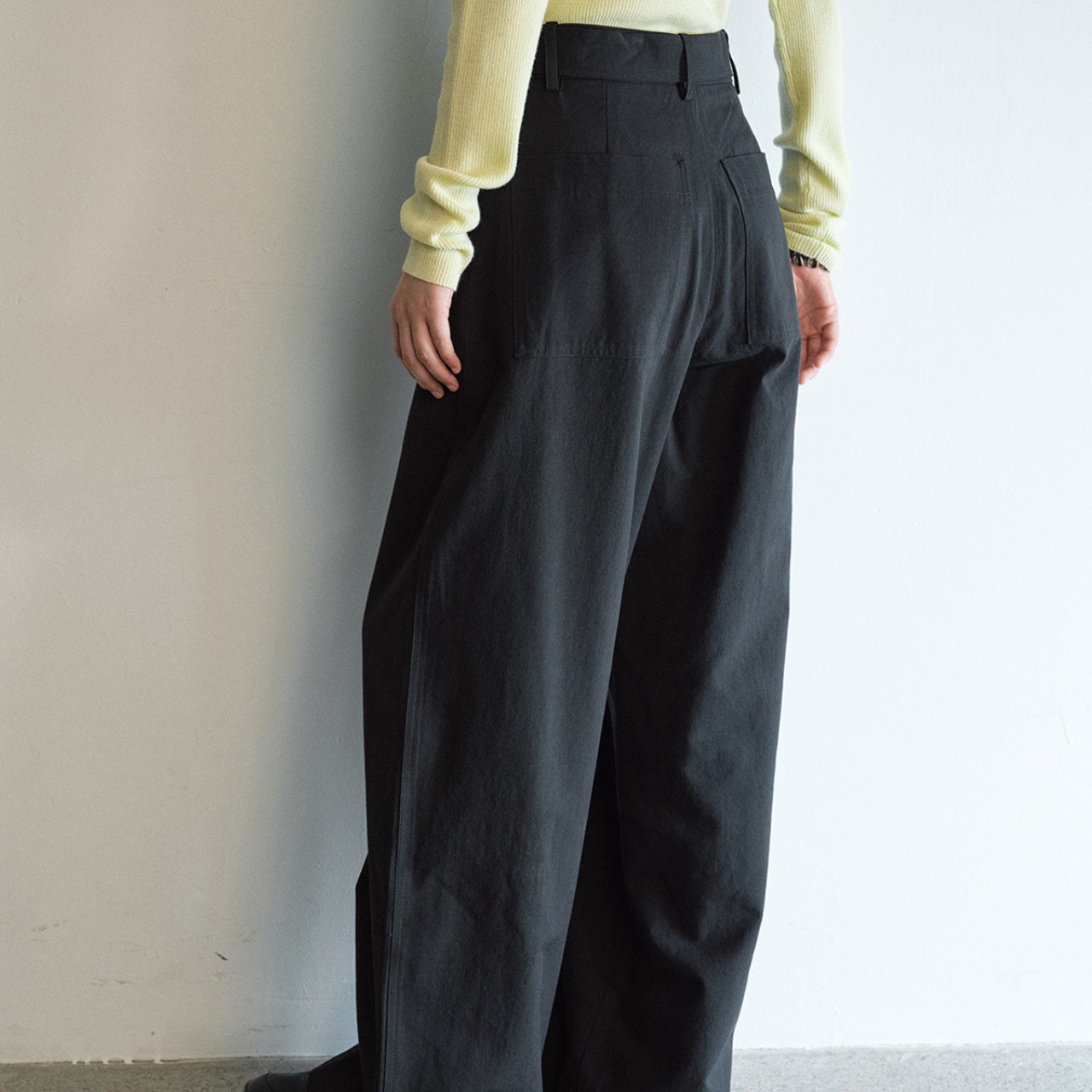 High Waist Wide Leg Pants【2color】   T3427