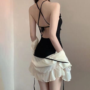 qiedifeiセクシーレースワンピース水着 2s