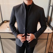 suit stand collar suit jacket 00230