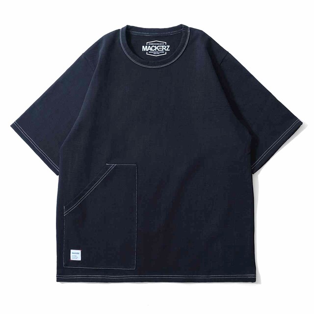 MACKERZ 11oz Big Pocket T-Shirt 半袖 (ヴィンテージ・ブラック)