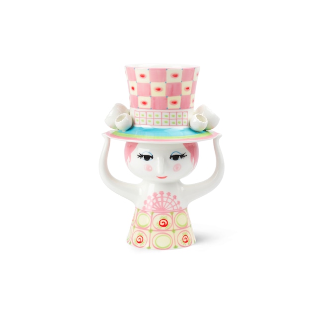 【Bjorn Wiinblad】LADY WITH HAT フラワーベース H24.5cm 【Bjorn Wiinblad】LADY WITH HAT フラワーベース H24.5cm