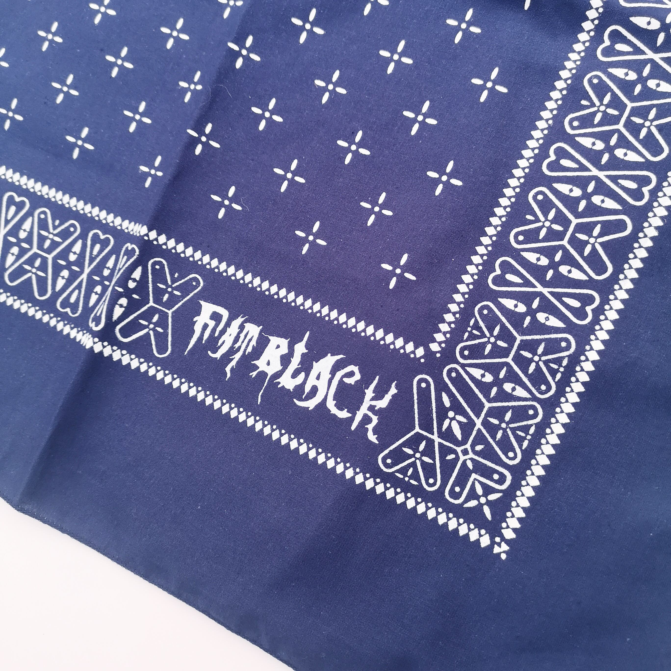 FATBLACK CROSS BANDANA NAVY