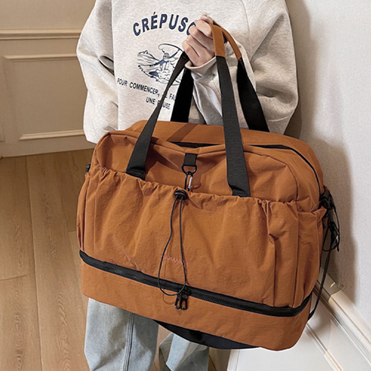 ボストンバッグ 大容量 トラベルバッグ レディース メンズ 韓国 シンプル 大人 カジュアル 旅行 出張 機内持ち込み 乾湿分離ポケット シューズ収納 大人可愛い 大人女子