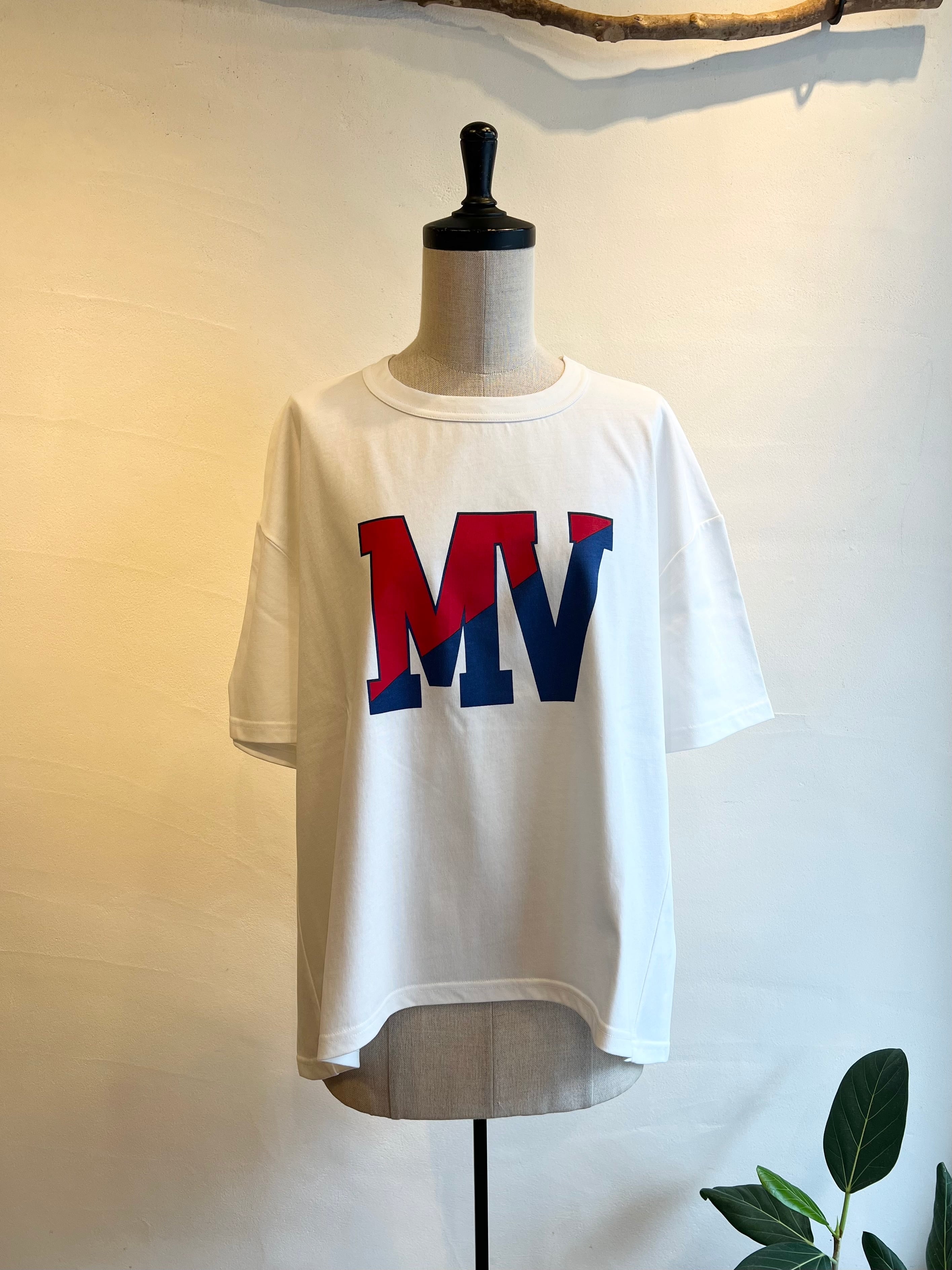 MARGAUX VINTAGE / パリジェンヌTシャツ【MV logo】 | anouk