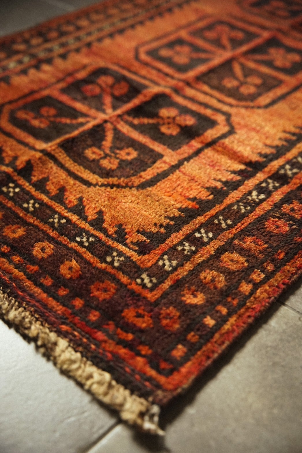 449-Vintage Baluch rug | 手織りのヴィンテージラグ専門店 | Bahr