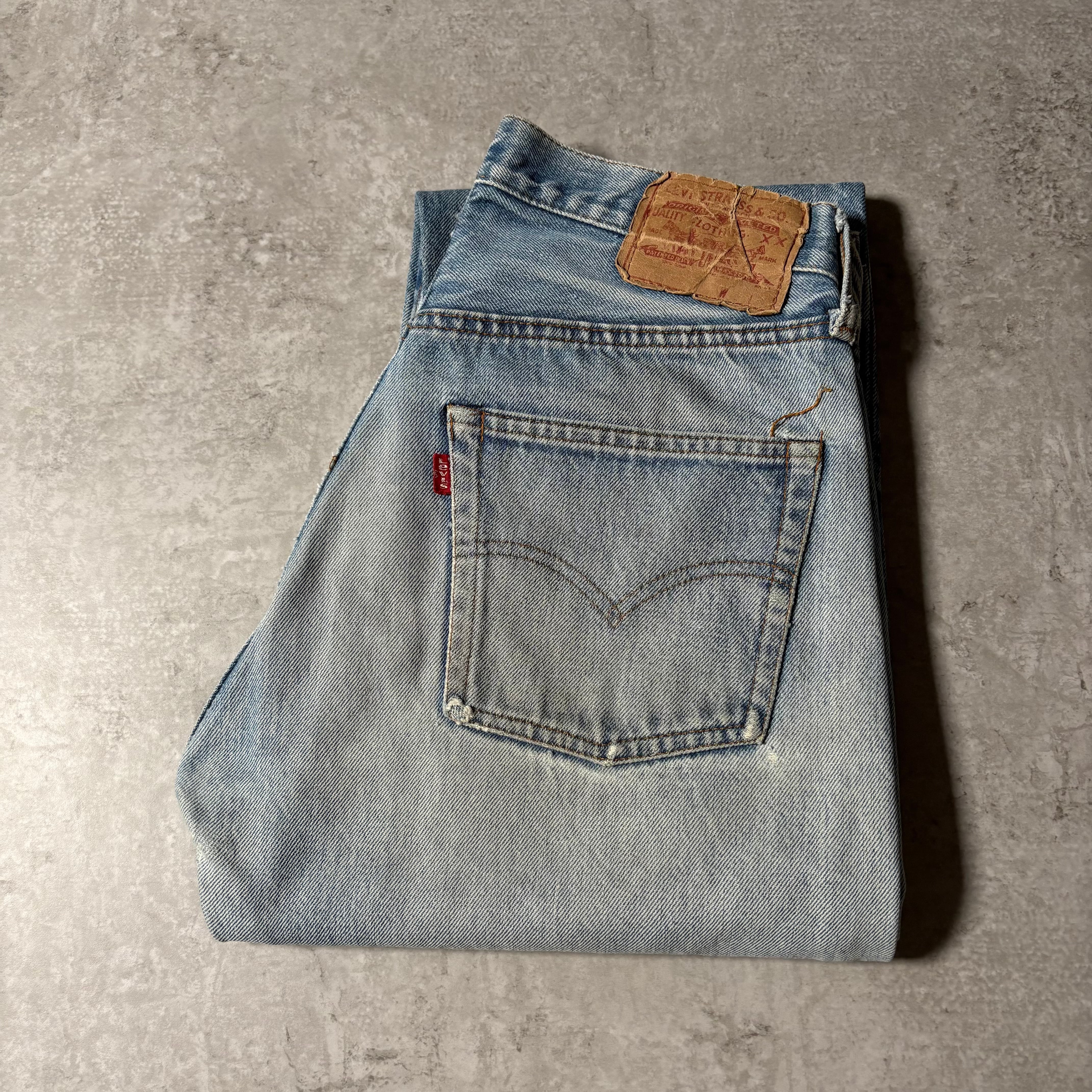 1970s-1980s “Levi’s” 501 66chain Denim Pants