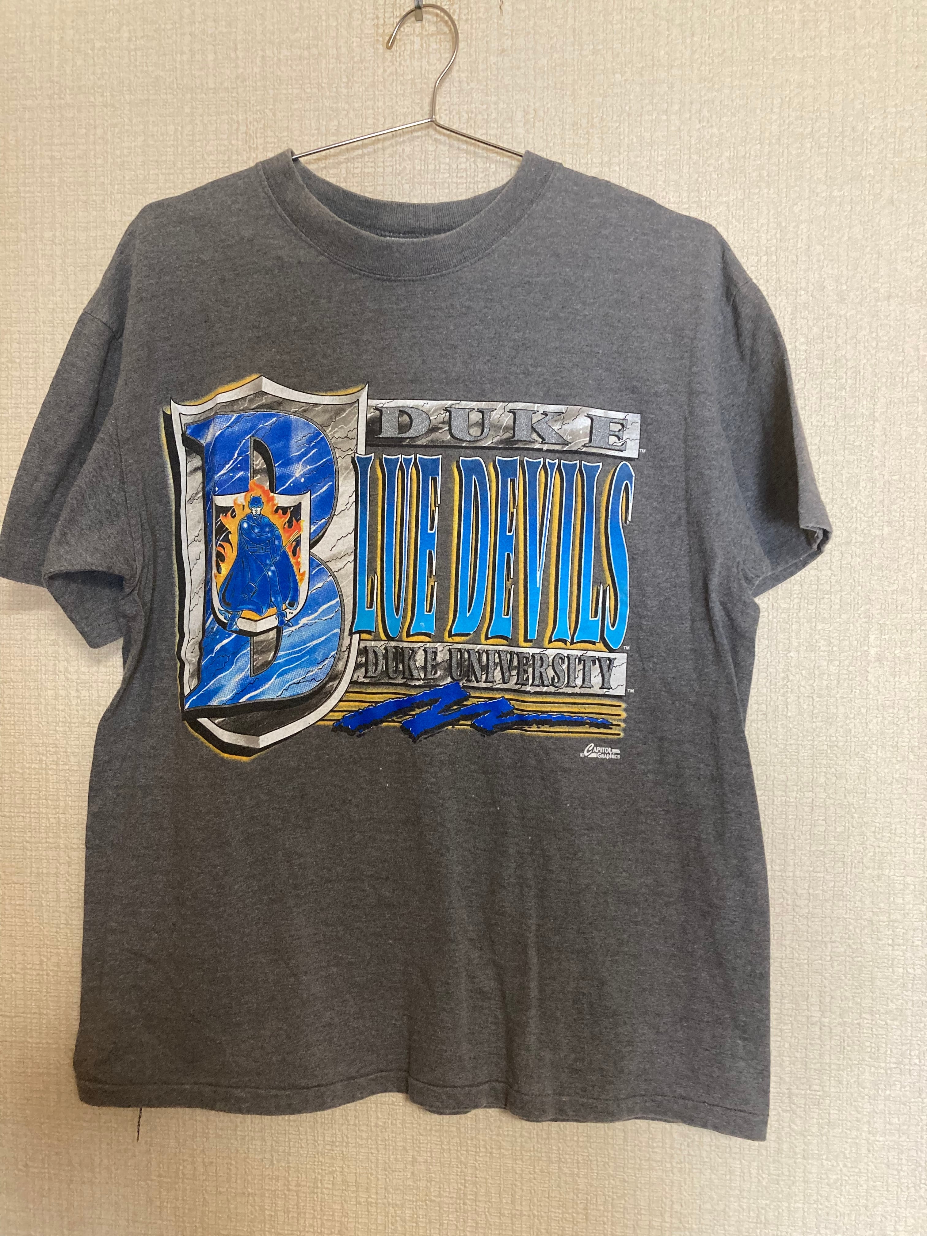 US古着90'sヴィンテージ CAPITOL GRAPHICS カレッジロゴTシャツ DUKE