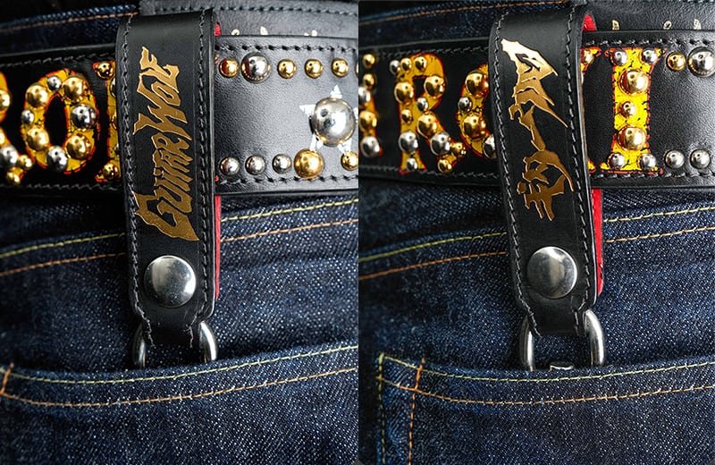 ⚡️Lewis Leathers × Guitar Wolf Keyring⚡️]. ルイスレザー