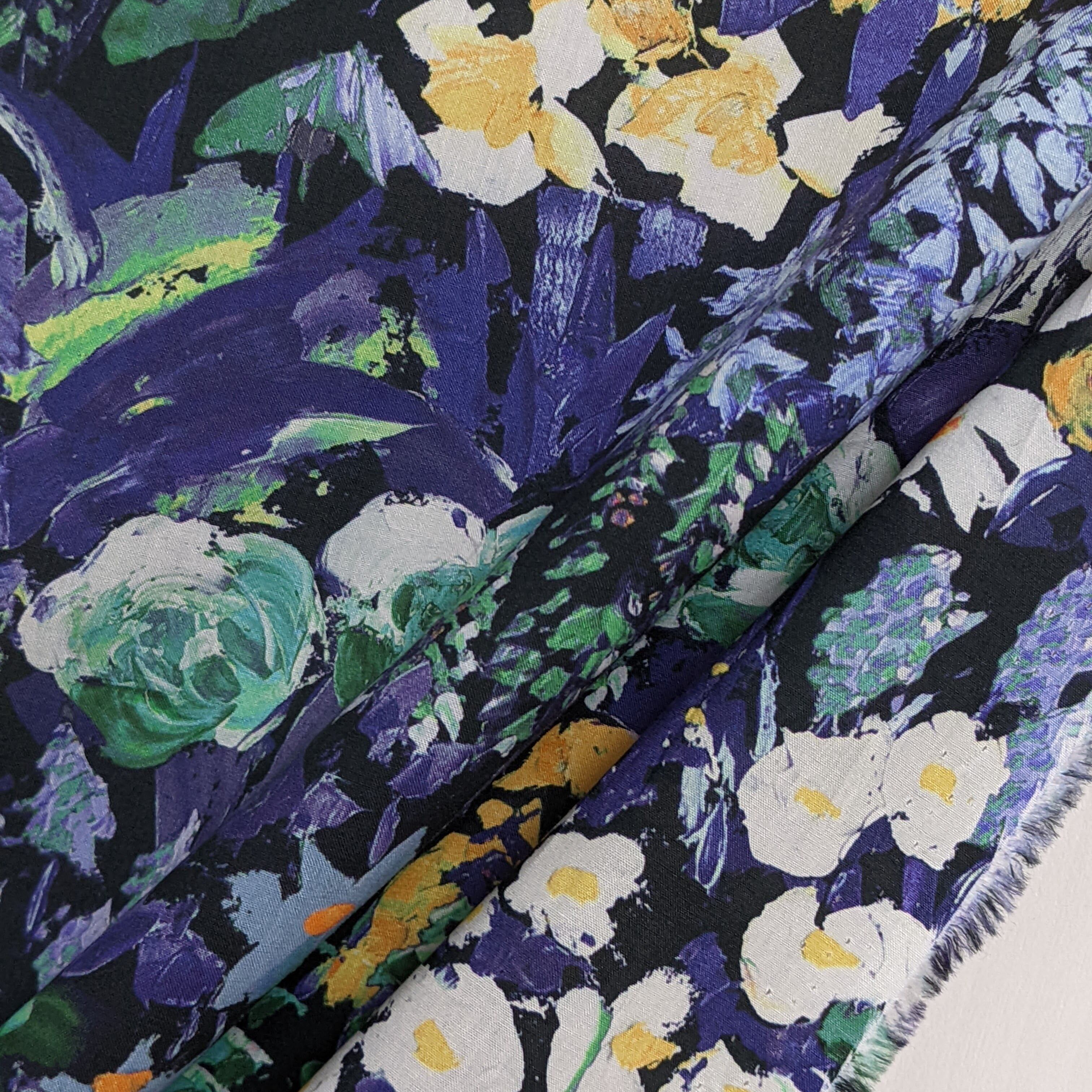 説明欄確認要◆輸入 リバティ LIBERTY タナローン Painters Bloom ペインターズブルーム (大) 約130×50cm