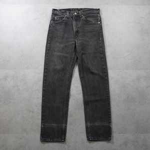 Levi's 505 black denim "made in USA" W30L29.5相当 古着