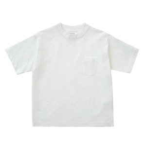 SILKET CTTN S/S TEE / シルケットコットン半袖T (WHITE)