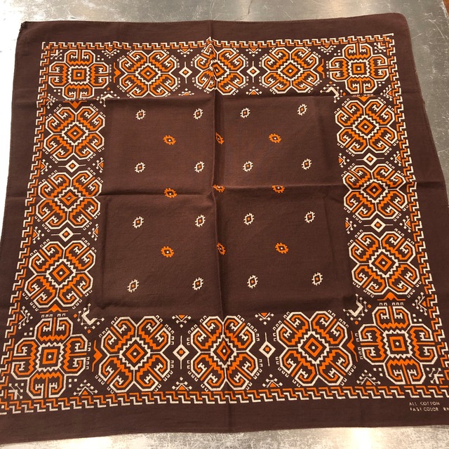 FAST COLOR BROWN ATOMIC BANDANA