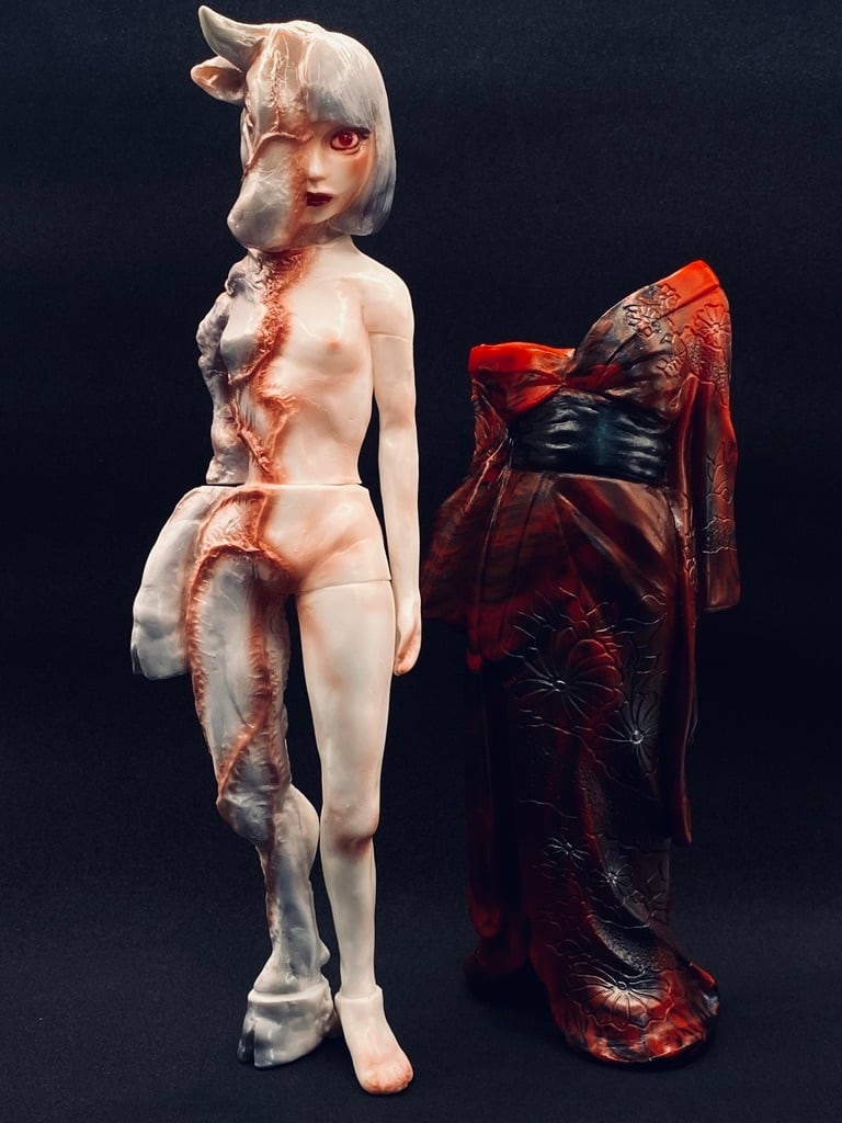 真説・物ノ怪少女 くだん〜赤黒斑 | ヒカリトイズ