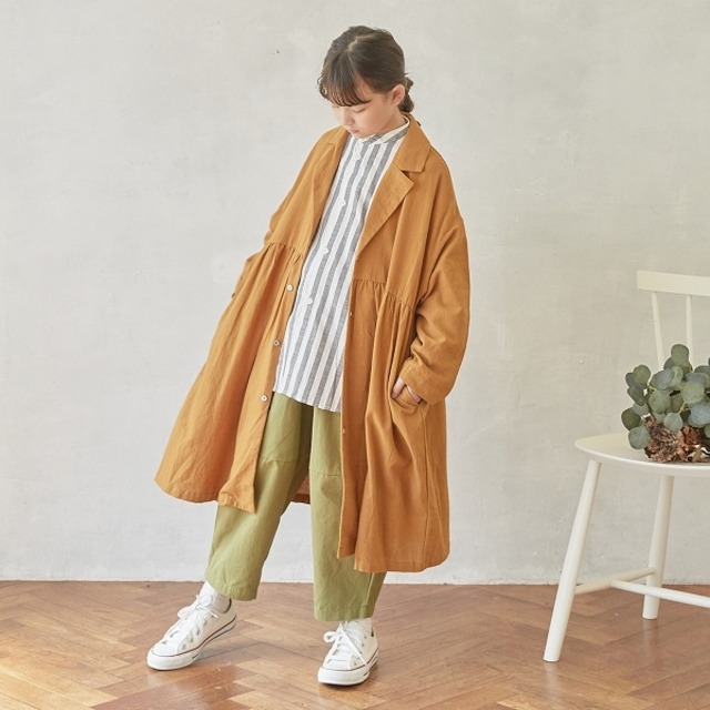 undeny. Gown OnePiece Coat【110-160cm】Beige