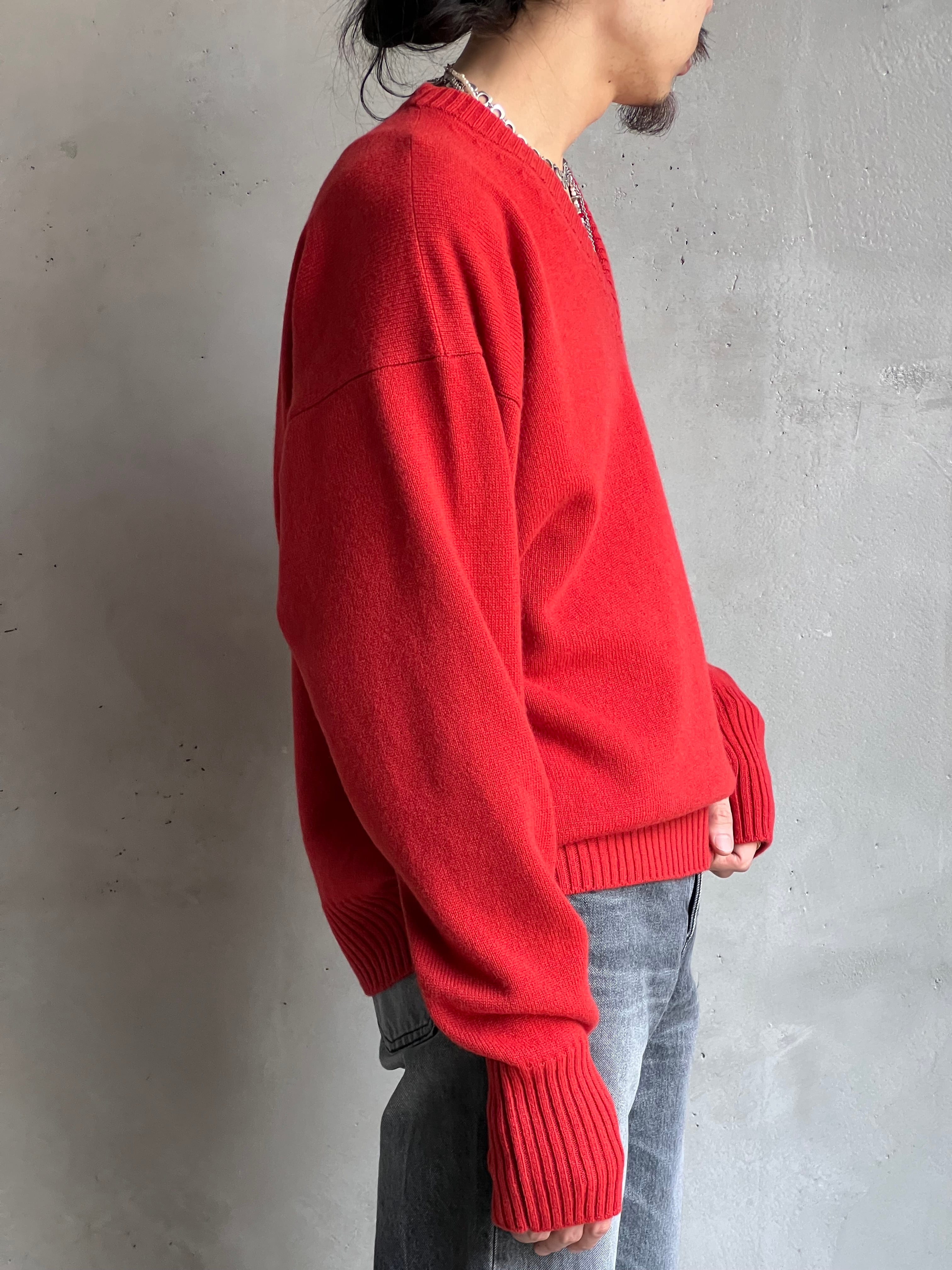 gen izawa カーディガン　赤 gen izawa カーディガン 赤