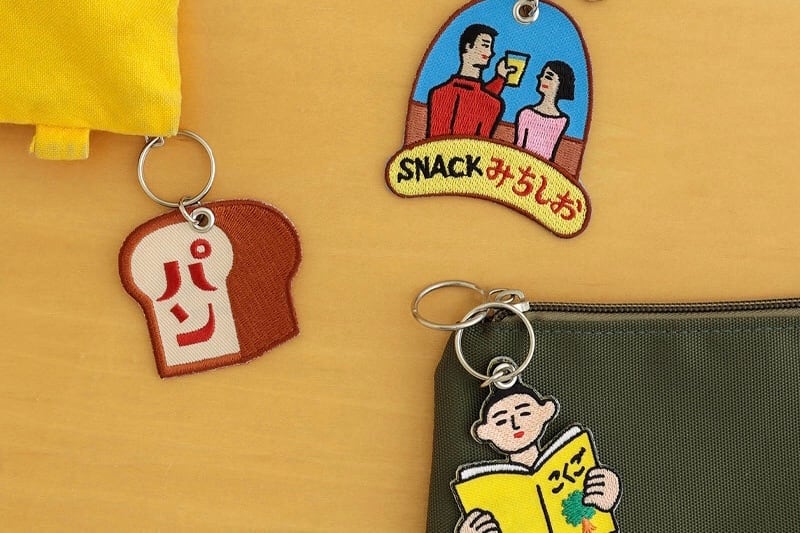 ニューレトロ スティッチワークキーホルダー | Zakka so-la