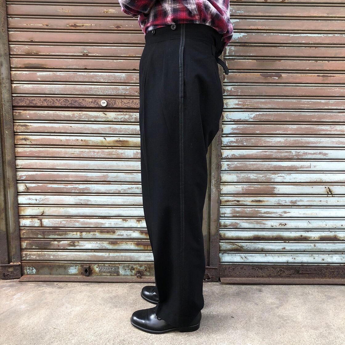 貴重 美品 50s フレンチ ヴィンテージ 針刺し シンチバック ウール  