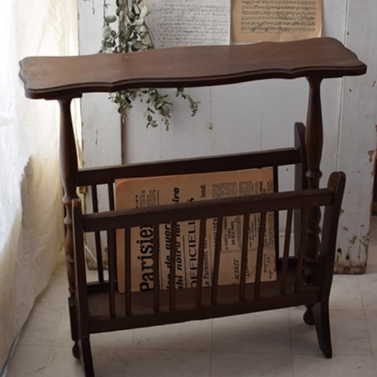 台付きマガジンラック | Brocante de La Cocotte （フランス