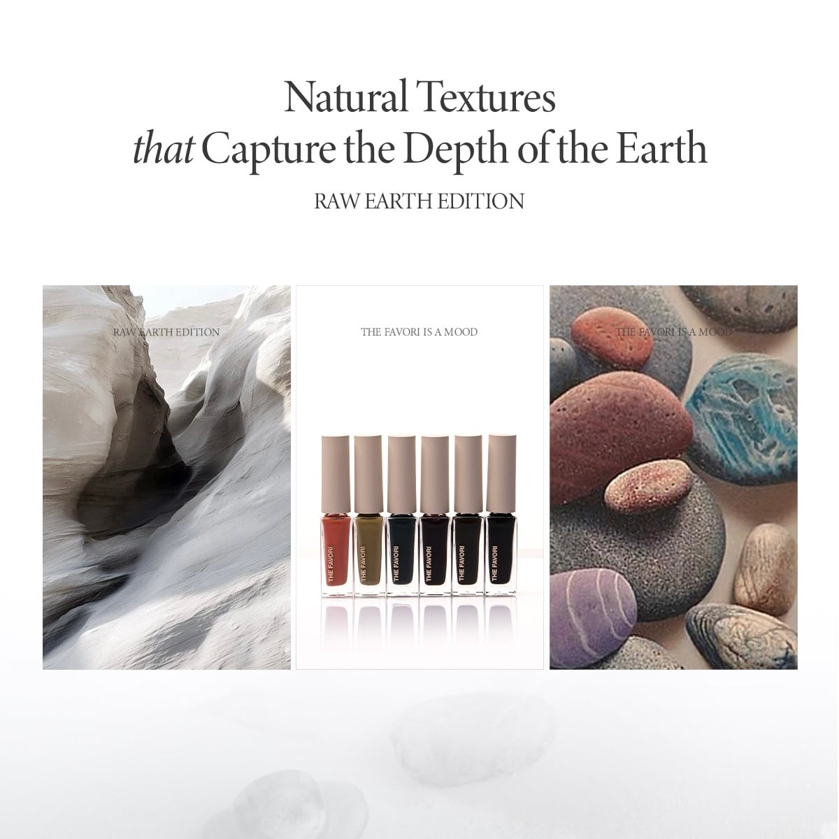 set】〈THE FAVORI × he_nail〉 RAW EARTH EDITION ver.Ⅰ | THE