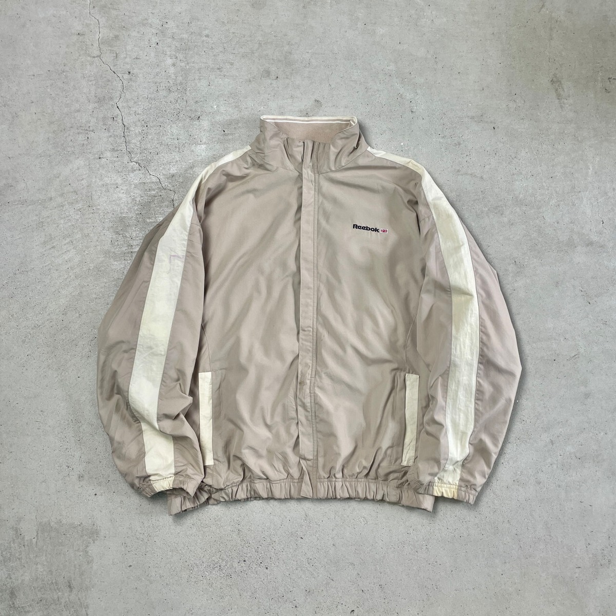 90年代 Reebok リーボック ナイロン トラックジャケット メンズM-L相当 