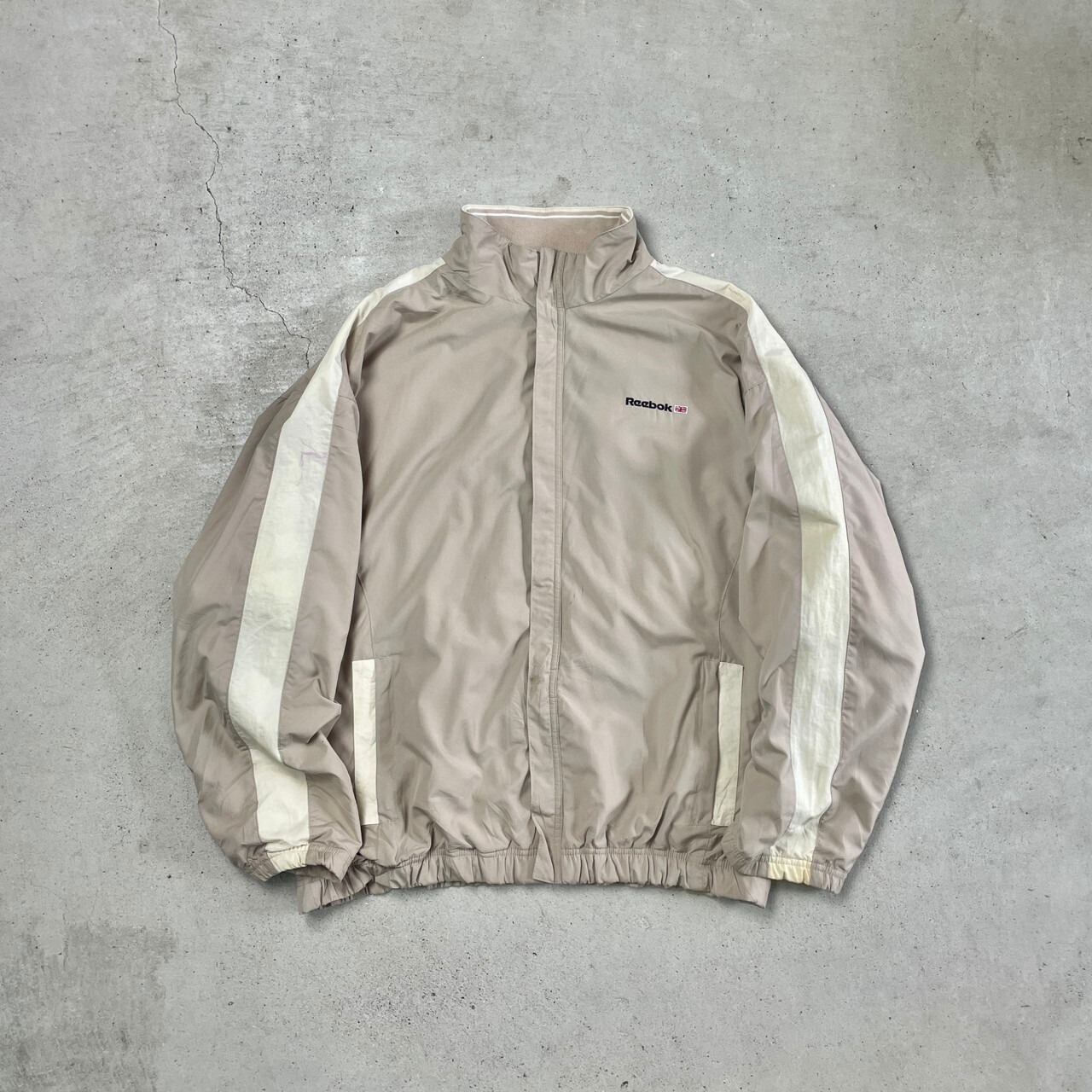 90年代 Reebok リーボック ナイロン トラックジャケット メンズM-L相当 
