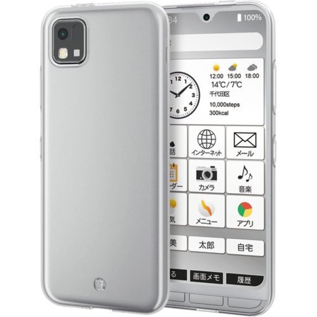 エレコム かんたんスマホ3 ケース カバー ソフト TPU ストラップホール付き クリア PM-K222UCTCR 33