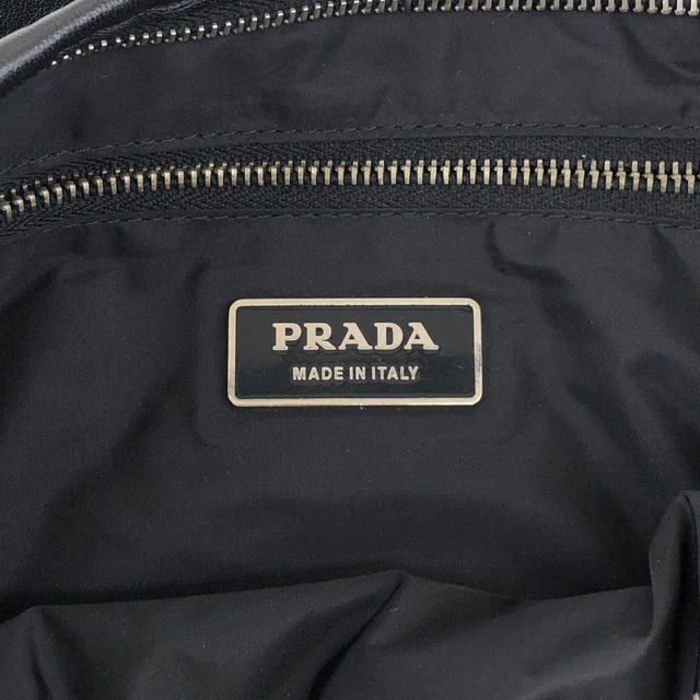 PRADA プラダ ショルダーバッグ ブラック トライアングルロゴ ナイロン メッシュ セミショルダーバッグ vintage ヴィンテージ オールド 7hmnip